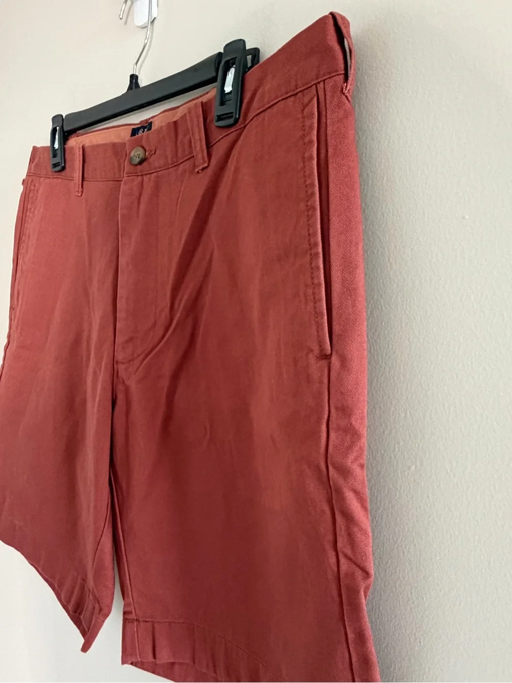 NWT J Crew Chino Shorts Mens 35 Rust Red 9” Inseam Preppy Classic Golf Cotton